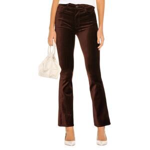 Agolde Pants Womens Size 25 Brown Velvet Nico Boot Bootcut Quiet Luxury Neutral